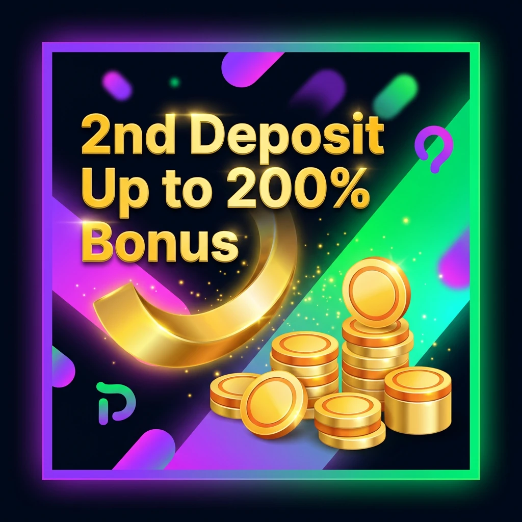 2nd Deposit Up to 200% Bonus